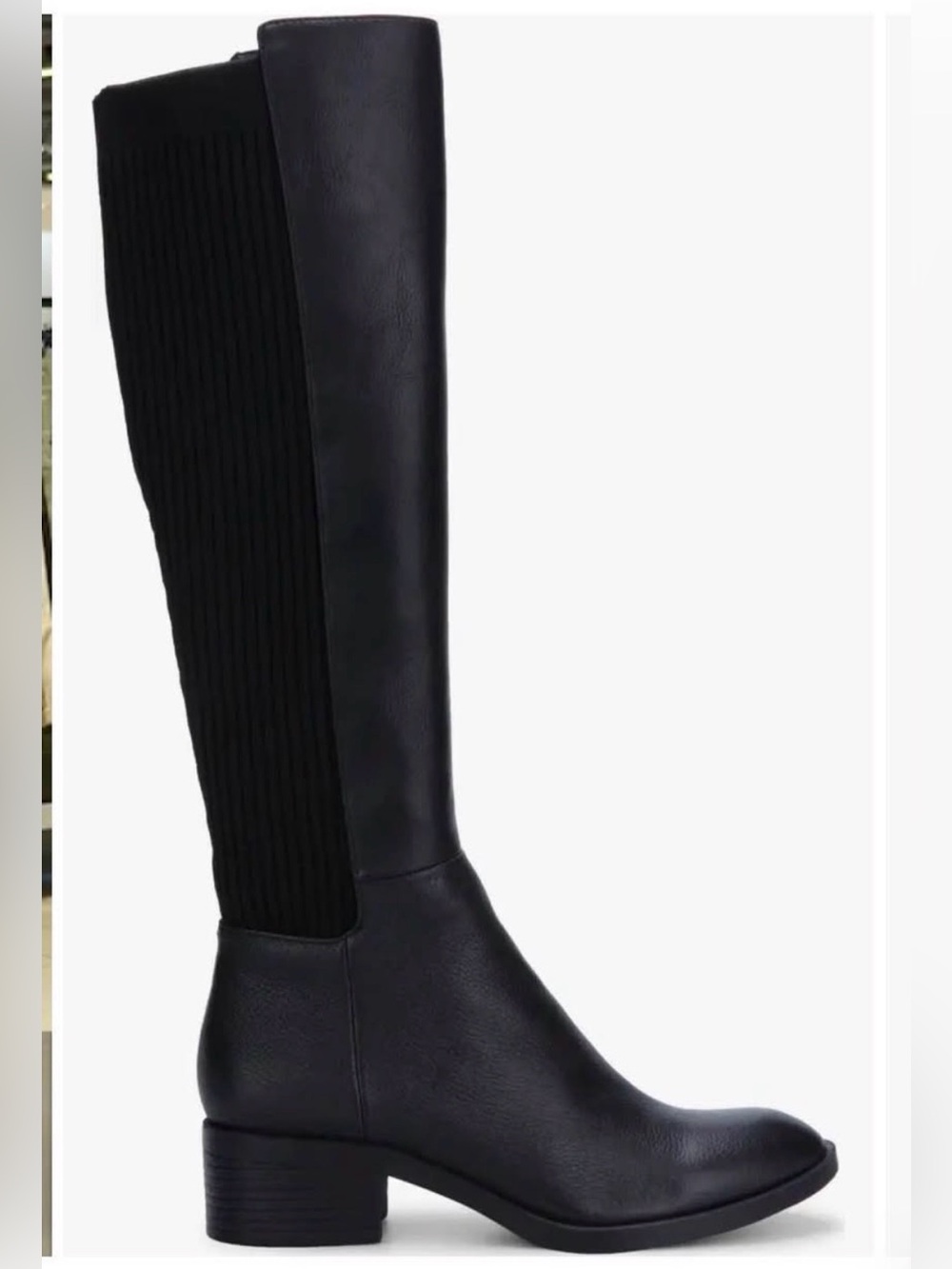 Kenneth Cole Levon Ribbed Panel Boots-Size 6